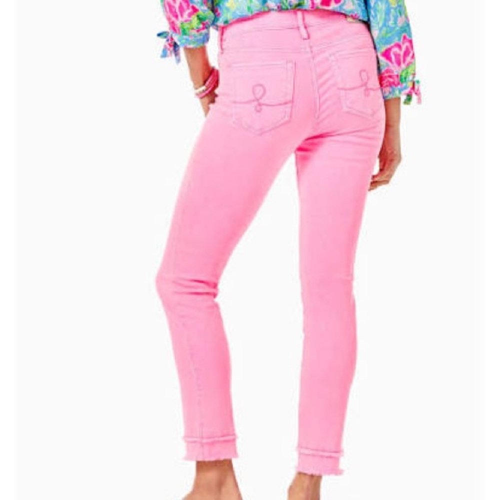 Neon Pink Lilly P Jeans!